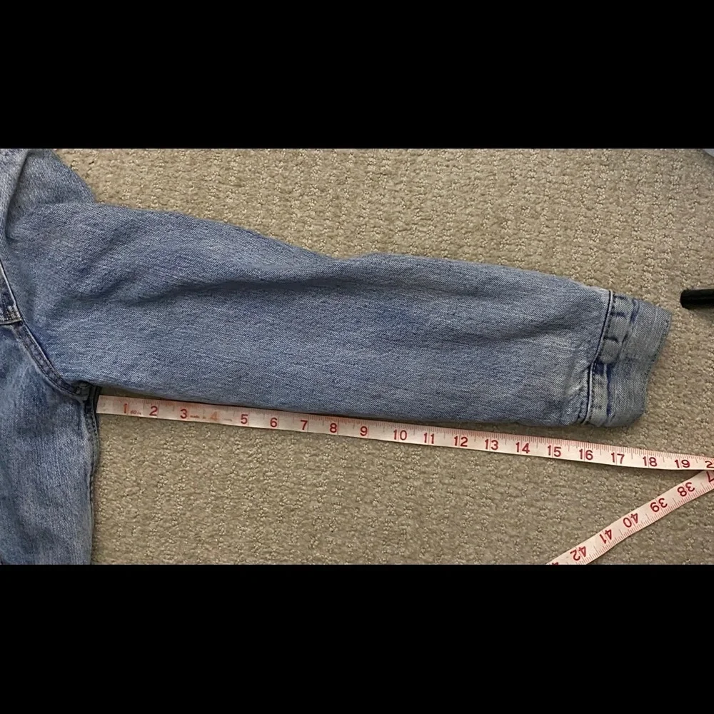 Levis Strauss Denim Sherpa Lined Jacket Size Small